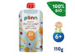 SALVEST Ponn BIO Ovocné smoothie s jogurtom a sušienkami 110 g