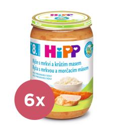6x HiPP BIO Ryža s mrkvou a morčacím mäsom 220 g