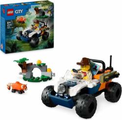 LEGO LEGO® City 60424 Štvorkolka na prieskum džungle – misia panda červená