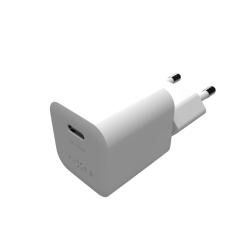 FIXED Mini sieťová nabíjačka s USB-C výstupom a podporou PD, 25W biela