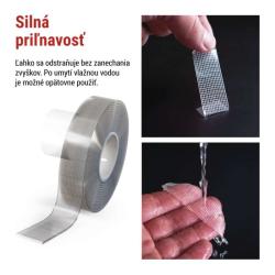 Emos Dvojstranná NANOGRID páska 19mm / 3m priehľadná