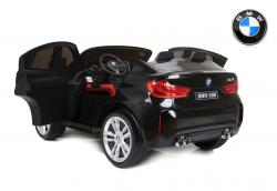 BENEO BMW X6 M, 2 miestne, elektrická brzda, 2x motor, dialkové ovládanie, čierne lakované