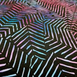 LITTLE ANGEL Čiapka podšitá Outlast® 2 | 39-41 cm fialovočierny vzor/tm.ružová
