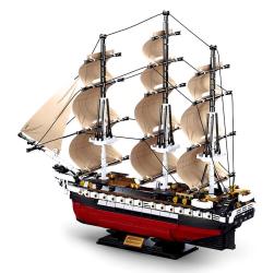 Sluban Model Bricks M38-B0836 Fregata USS Constitution plachtová vojnová loď