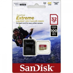 SanDisk Extreme MicroSDHC 32GB A1 Class 10 UHS-I V30 (r100/w60)