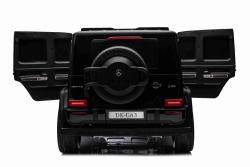 BENEO Mercedes-Benz G63 AMG 4x42 Dvojmiestne 24V, čierné lak, MP4 s USB/AUX vstup, Pohon 4x4, Batéri