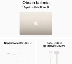 Apple CTO MacBook Air 13" Apple M3 8C CPU 10C GPU 16GB 256GB Hviezdny biely INT English