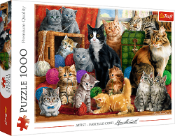 Trefl Trefl Puzzle 1000 - Stretnutie mačiek