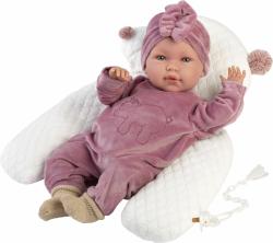Llorens Llorens 74118 NEW BORN - realistická bábika bábätko so zvukmi a mäkkým látkovým telom - 42