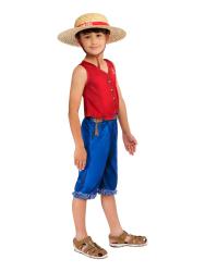 Rubies ONE PIECE LUFFY detský kostým veľkosť (134-140cm)