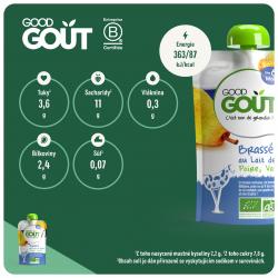 GOOD GOUT BIO Jogurt, hruška a vanilka 90 g – ovocný príkrm