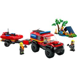 LEGO LEGO® City 60412 Hasičské auto 4x4 a záchranný čln