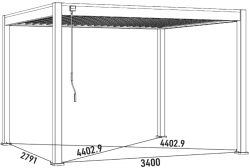 Rojaplast ROJA INTRO NEO 3,6x3 m