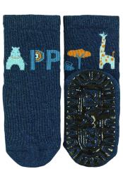 STERNTALER Ponožky protišmykové Archa AIR 2ks v balení blue melange chlapec veľ. 17/18 cm- 9-12 m