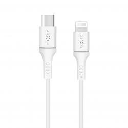 FIXED kábel USB-C to Lightning PD 2m biely