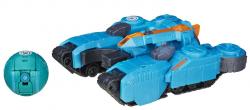 Hasbro Transformers RID Súboj Midconov Overload a Backtrack - modro-zelený