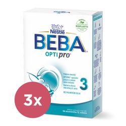 3x BEBA OPTIPRO® 3 Mlieko batoľacie, 500 g?