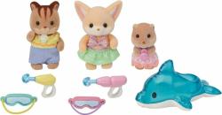 Sylvanian family Sylvanian family 3 kamaráti zo škôlky v bazéne