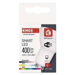 Emos GoSmart MR16 GU10 4.8W RGB stmievateľná Wi-Fi
