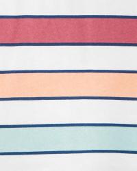 CARTER'S Set 2dielny tričko kr. rukáv, kraťasy Color Stripes chlapec 12m