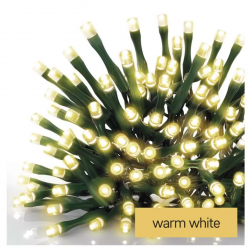 Emos LED vianočná reťaz 8m teplá biela, časovač
