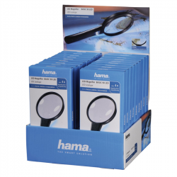 Hama Basic 90 ručná lupa s LED svetlom