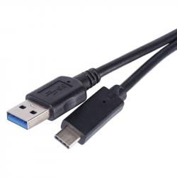 Emos Kábel USB-C 3.0 1m čierny, Quick charge