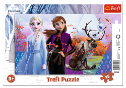Trefl Trefl Puzzle 15 dielikov Zázračný svet Anny a Elsy / Frozen 2