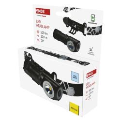 Emos 500lm, 120m, Li-Ion 800mAh