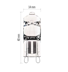 Emos Eco halogen JC G9 45W teplá biela