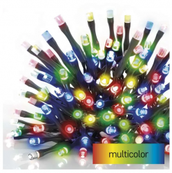 Emos LED vianočná reťaz 24m, vonkajšia aj vnútorná, multicolor, programy