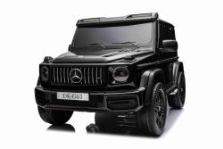 BENEO Mercedes-Benz G63 AMG 4x42 Dvojmiestne 24V, čierné lak, MP4 s USB/AUX vstup, Pohon 4x4, Batéri