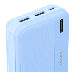 Hama Pocket 10 USB-C 10000mAh 2.1A modrý