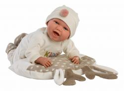 Llorens Llorens 74028 NEW BORN -realistická bábika bábätko so zvukmi a mäkkým látkovým telom - 42