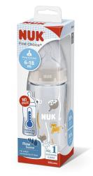 NUK FC+ fľaša s kontrolou teploty 300 ml - béžová