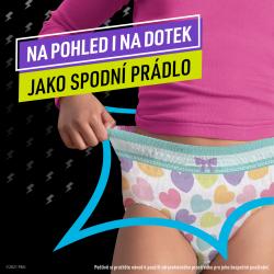 NINJAMAS Nohavičky plienkové Pyjama Pants Srdiečka, 10 ks, 7 rokov, 17kg-30kg