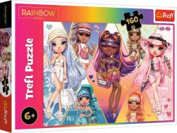 Trefl Trefl Puzzle 160 dielikov - Rainbow High: Šťastné kamarátky