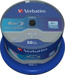 Verbatim BD-R SL 50ks, 25GB 6x