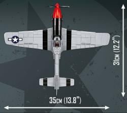 Cobi Cobi 5846 TOP GUN P-51 D Mustang, 1:32, 350 k, 1 f