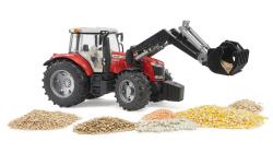 Bruder Bruder Traktor MASSEY FERGUSON 7624 s čelným nakladačom