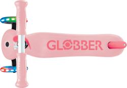 Globber Scooter Globber detská kolobežka Plus - Primo Plus Lights V2 - Svietiaca - Pastel Pink/Fuchs
