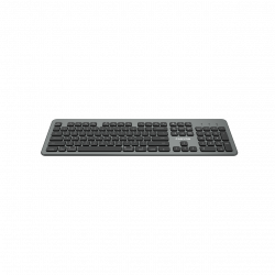 Canyon Bluetooth klávesnica pre Apple LED podsvietená šedá US