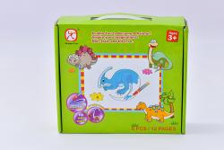 MAC Toys Vyfarbovacie puzzle zvieratá