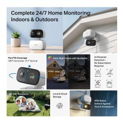 TP-Link Tapo C236 Indoor/Outdoor Pan/Tilt Security Wi-Fi Camera
