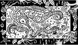 Janod Janod Atelier Sada Midi Maľovanie Oceán od 7 rokov
