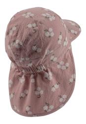 STERNTALER Šiltovka s ochranou krku bavlna UV50+ ružová dievča- 47 cm 9-12 m