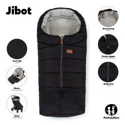 PETITE&MARS Fusak nastaviteľný 3v1 Jibot Charcoal Grey