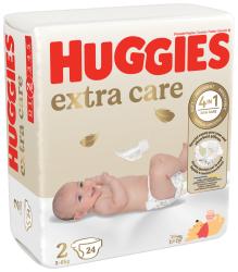 HUGGIES® Plienky jednorázové Extra Care 2 (3-6 kg) 24 ks