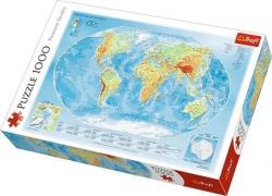 Trefl Puzzle Trefl Zemepisná mapa 1000