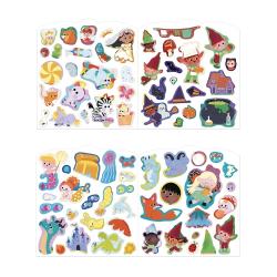 Janod Janod Stickers Samolepky Čarovné krajiny 70 ks od 3 rokov